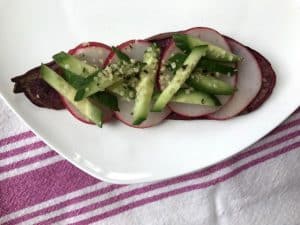 Sweet Potato Toast Radish