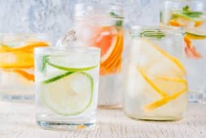 Fruit infused water 