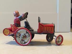 antique tin toy keepsake