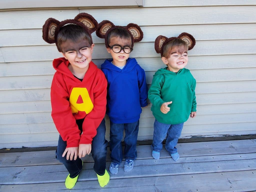 Halloween Costume Contest Entrant: Chipmunks 