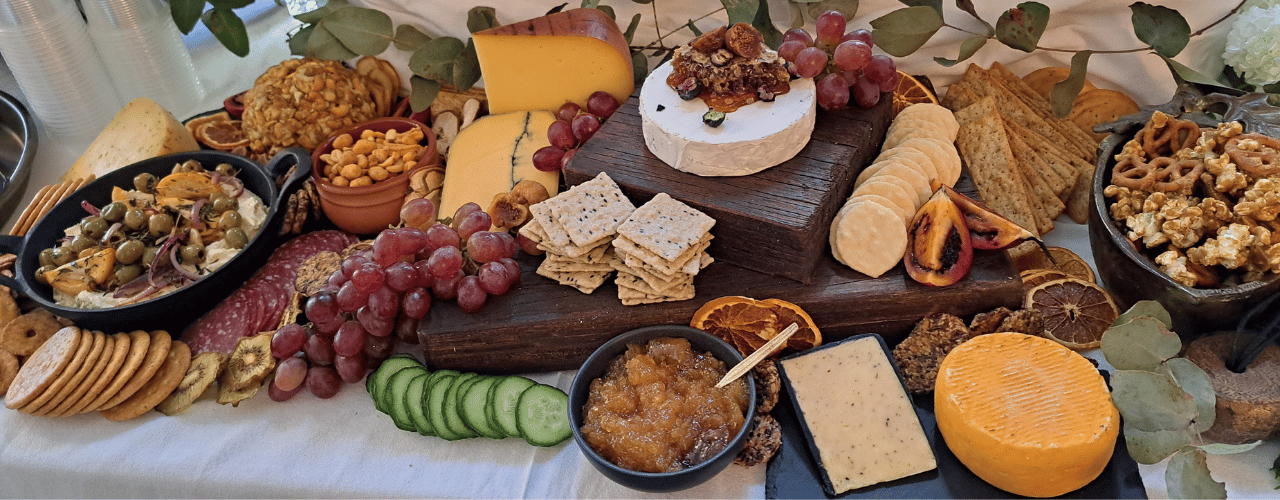 Make your next event unforgettable with a grazing table. Offering an interactive food experience that doubles as visual eye candy