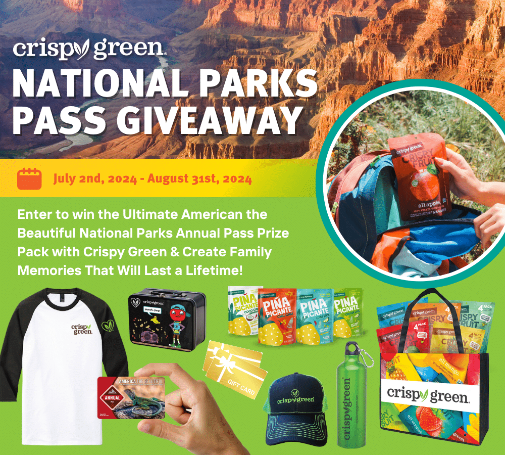 Image depicting a National Parks Pass Giveaway from Crispy Green
